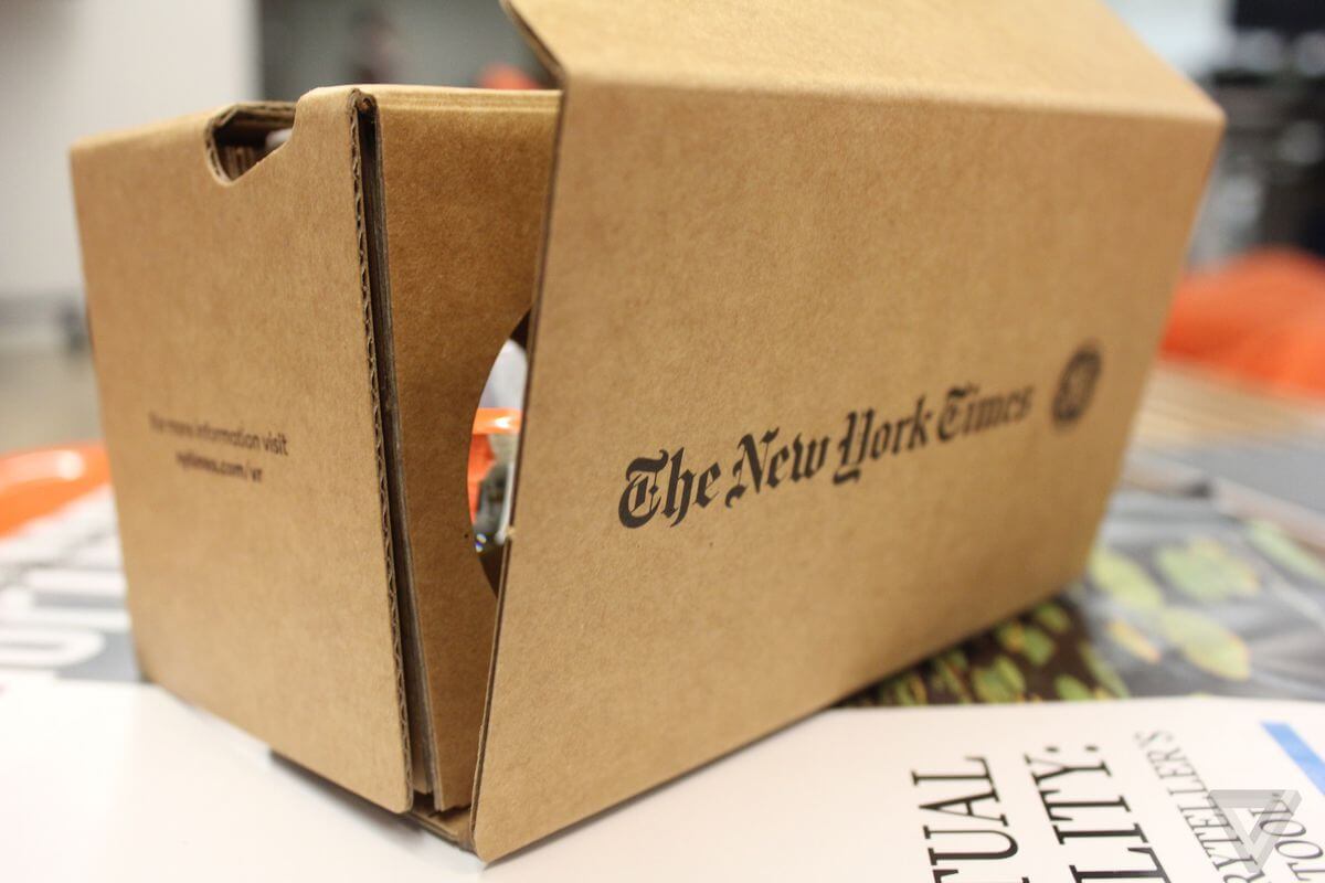 NYT VR là công cụ thực tế ảo cho phép người dùng có thể quan sát rộng