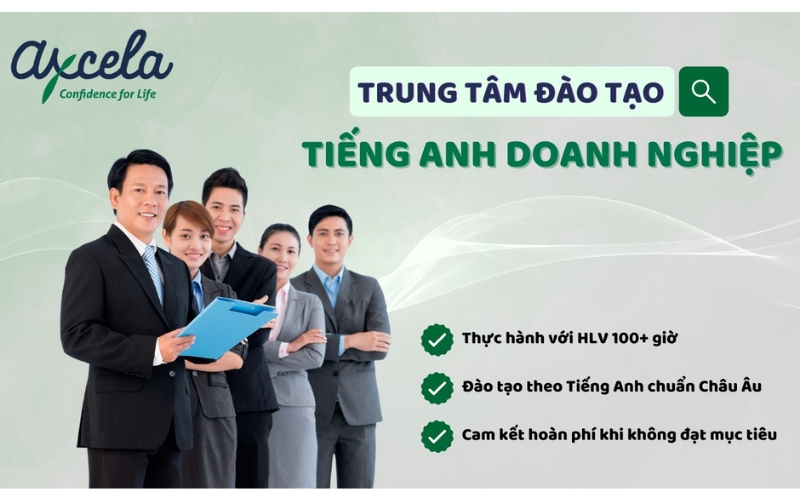 tiếng Anh cho người đi làm của Axcela Vietnam