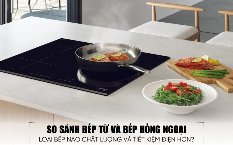 so sánh bếp từ và bếp hồng ngoại